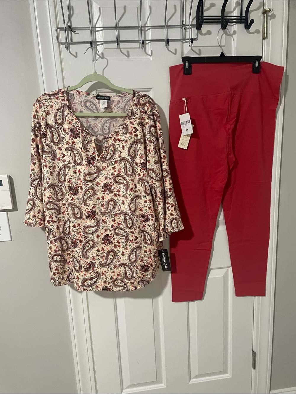 Forever 21 ciral leggings new 3x Belk sleeve new top double take 3x nwt